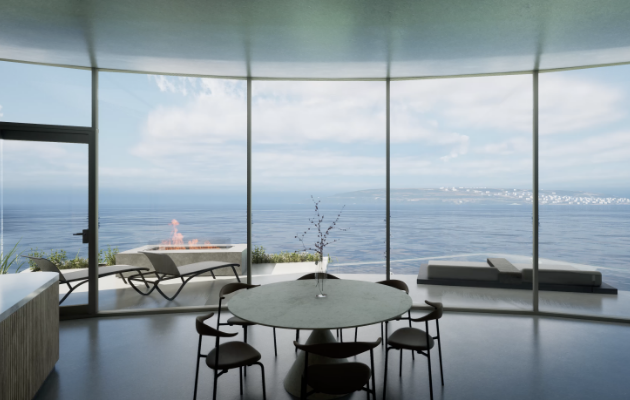 風を感じる別荘