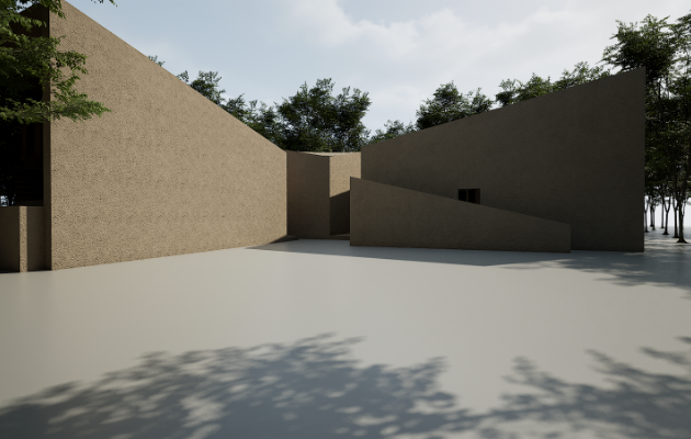 木漏れ日が差込むヴィラ